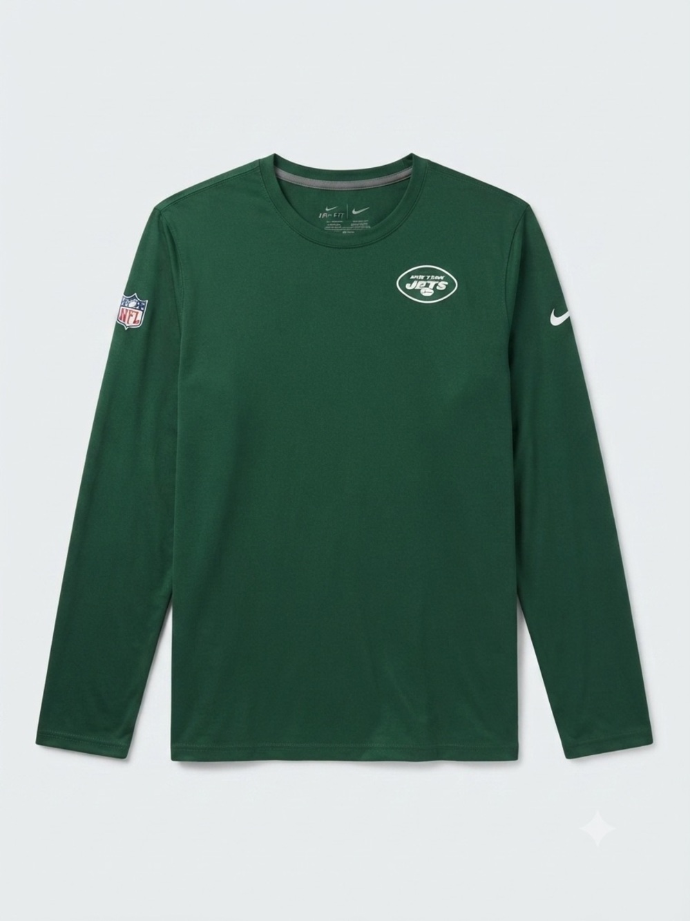 NFL Green Dri-FIT Performance Tee with Nike Swoosh